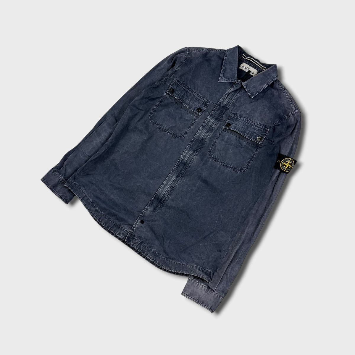 Stone Island Full Zip Overshirt L