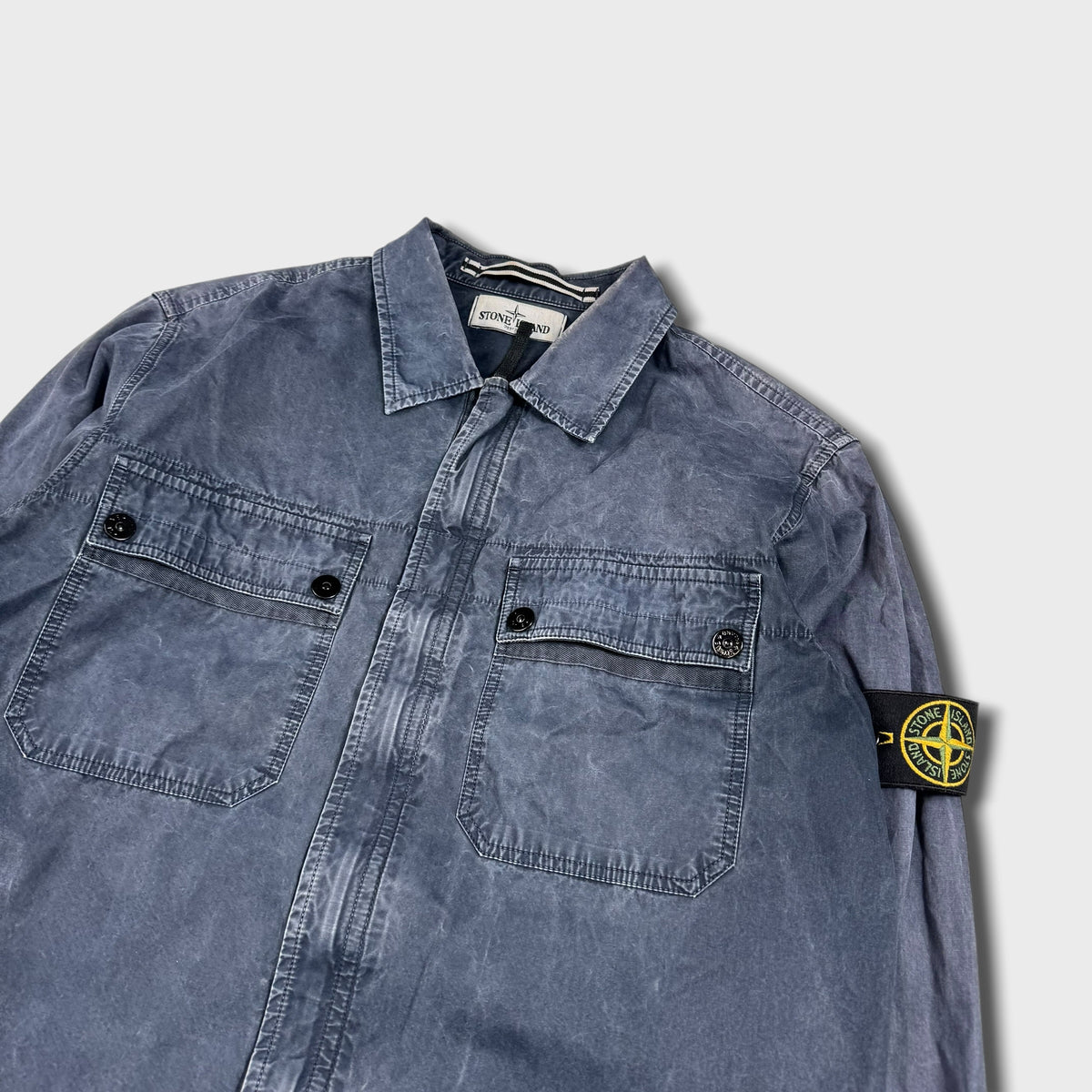 Stone Island Full Zip Overshirt L