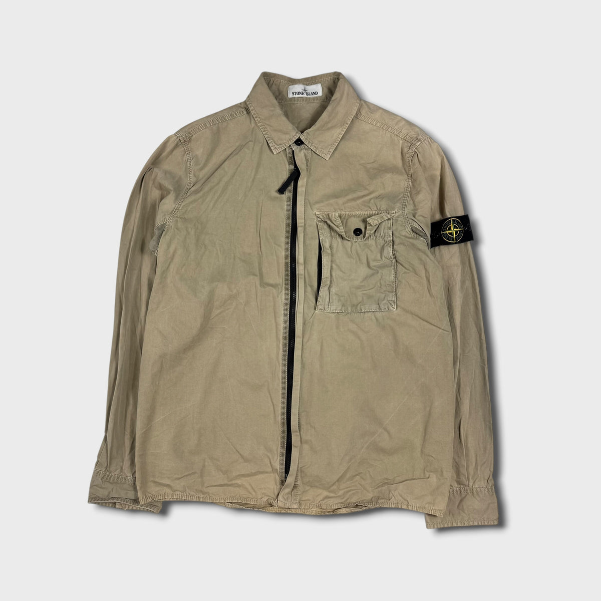 Stone Island Full Zip Overshirt L