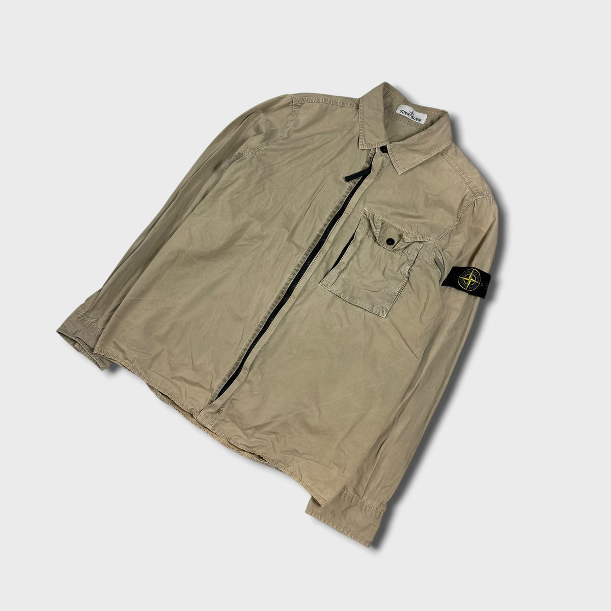 Stone Island Full Zip Overshirt L