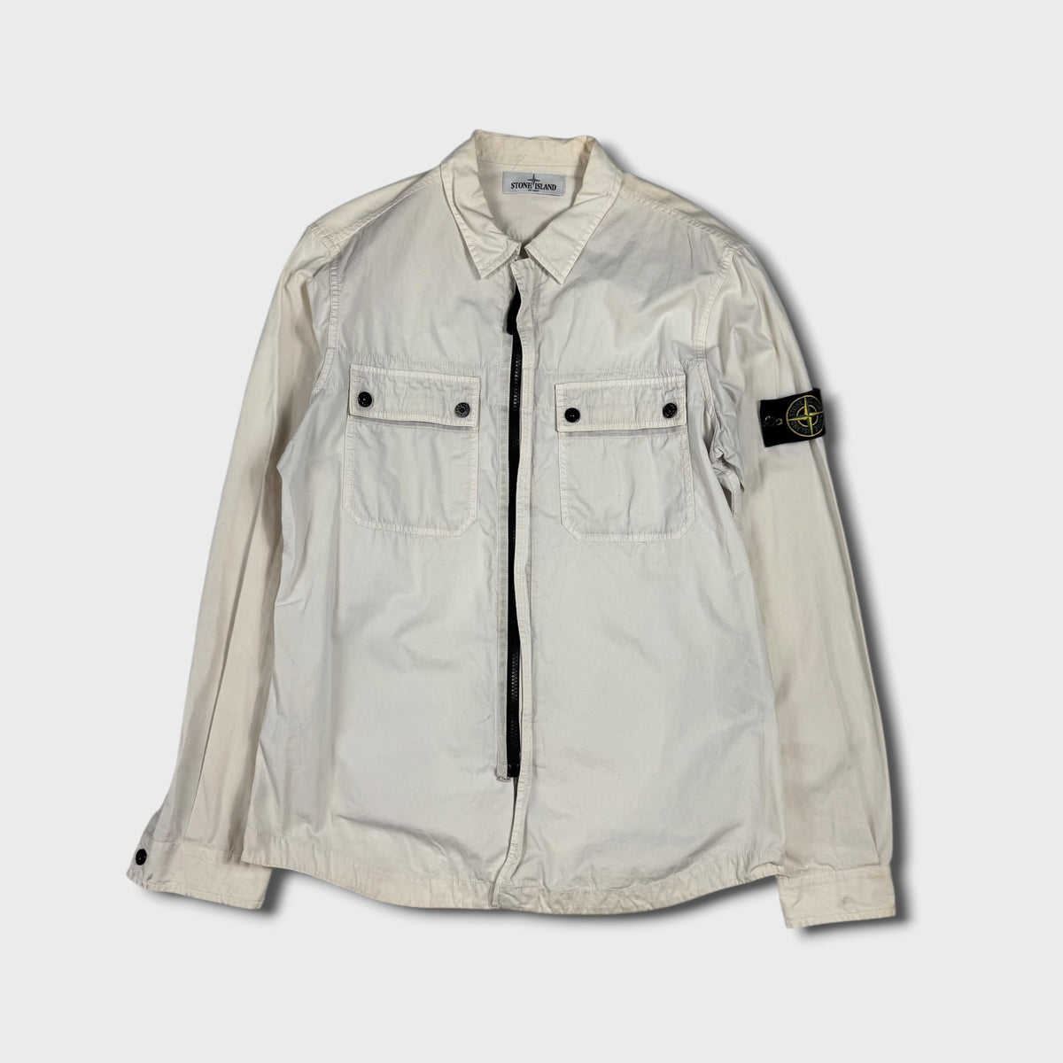 Stone Island Full Zip Overshirt L