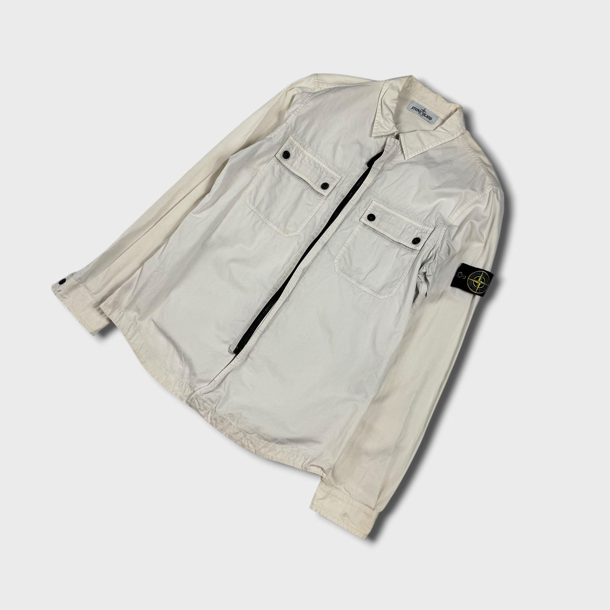Stone Island Full Zip Overshirt L