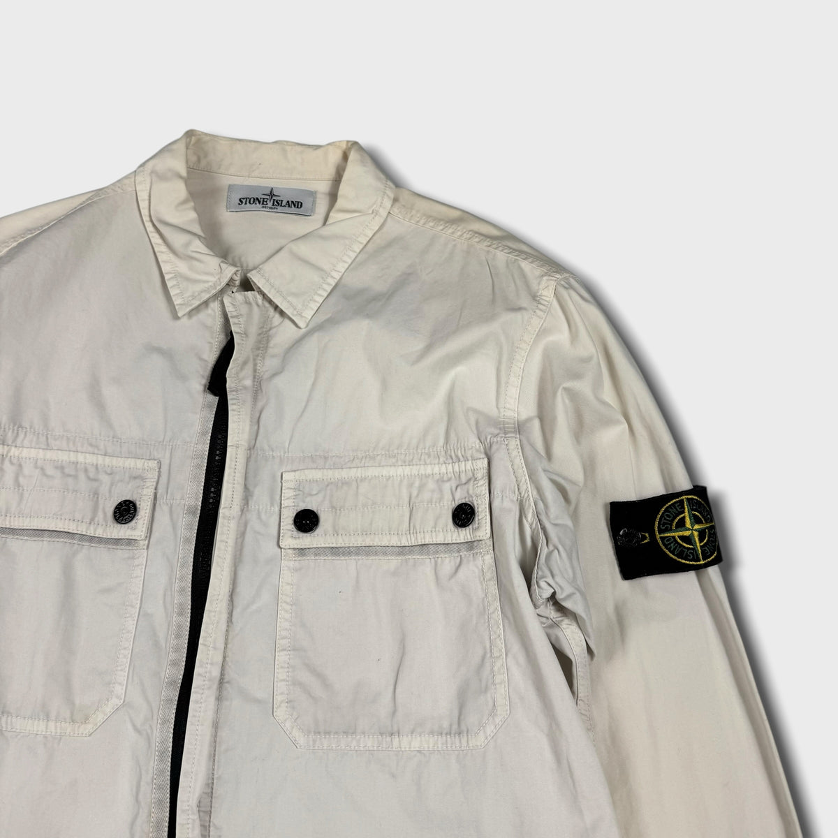 Stone Island Full Zip Overshirt L