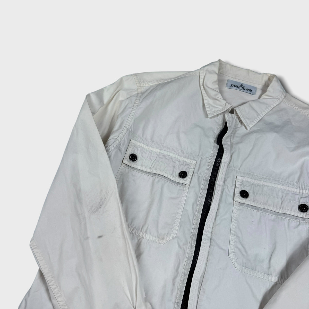 Stone Island Full Zip Overshirt L
