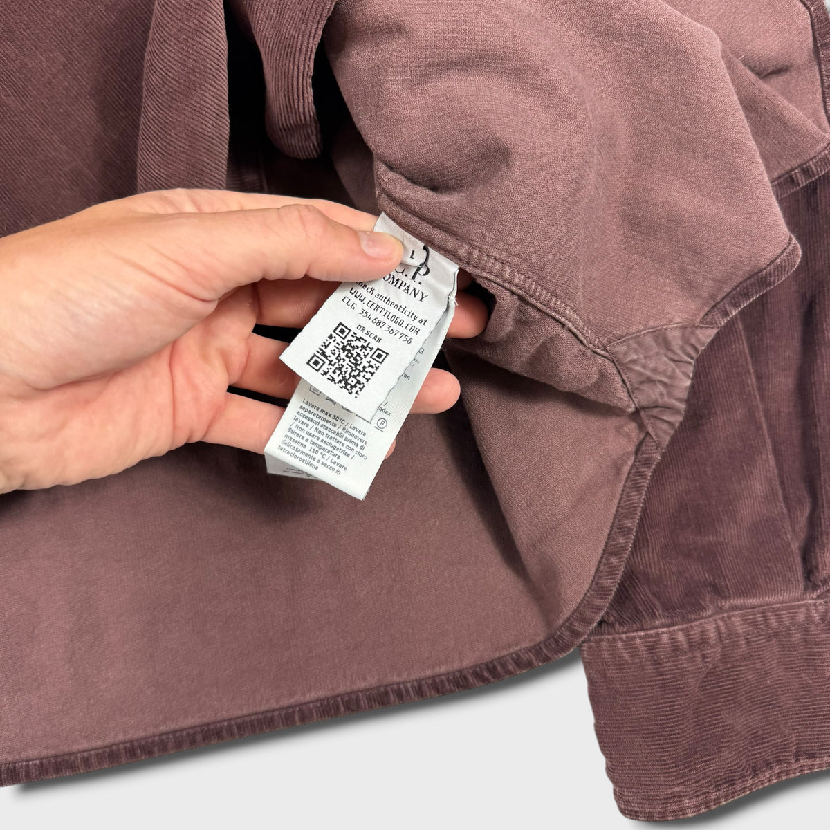 CP Company Corduroy Lens Overshirt L