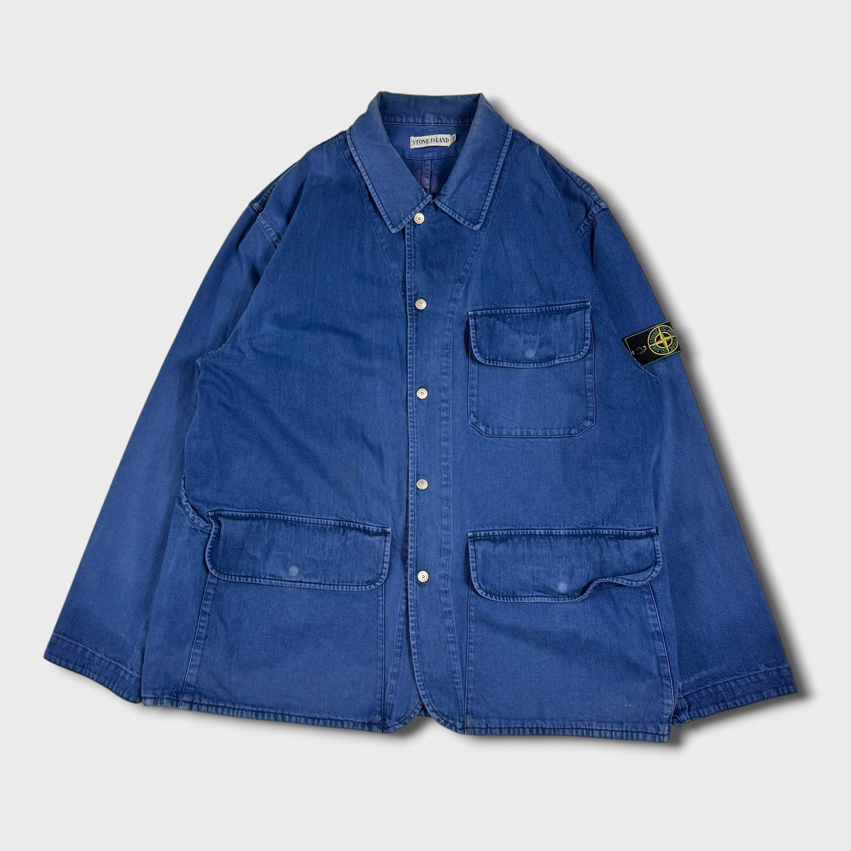 Stone Island 1987 Denim Carpenter Chore Jacket XXL