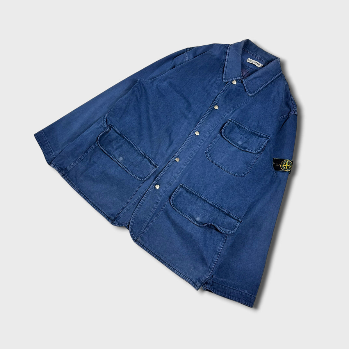 Stone Island 1987 Denim Carpenter Chore Jacket XXL