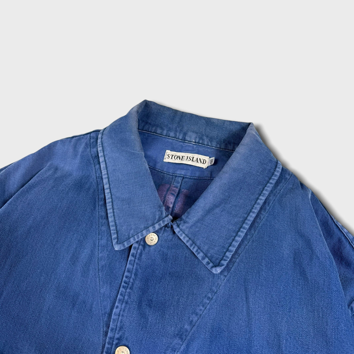 Stone Island 1987 Denim Carpenter Chore Jacket XXL