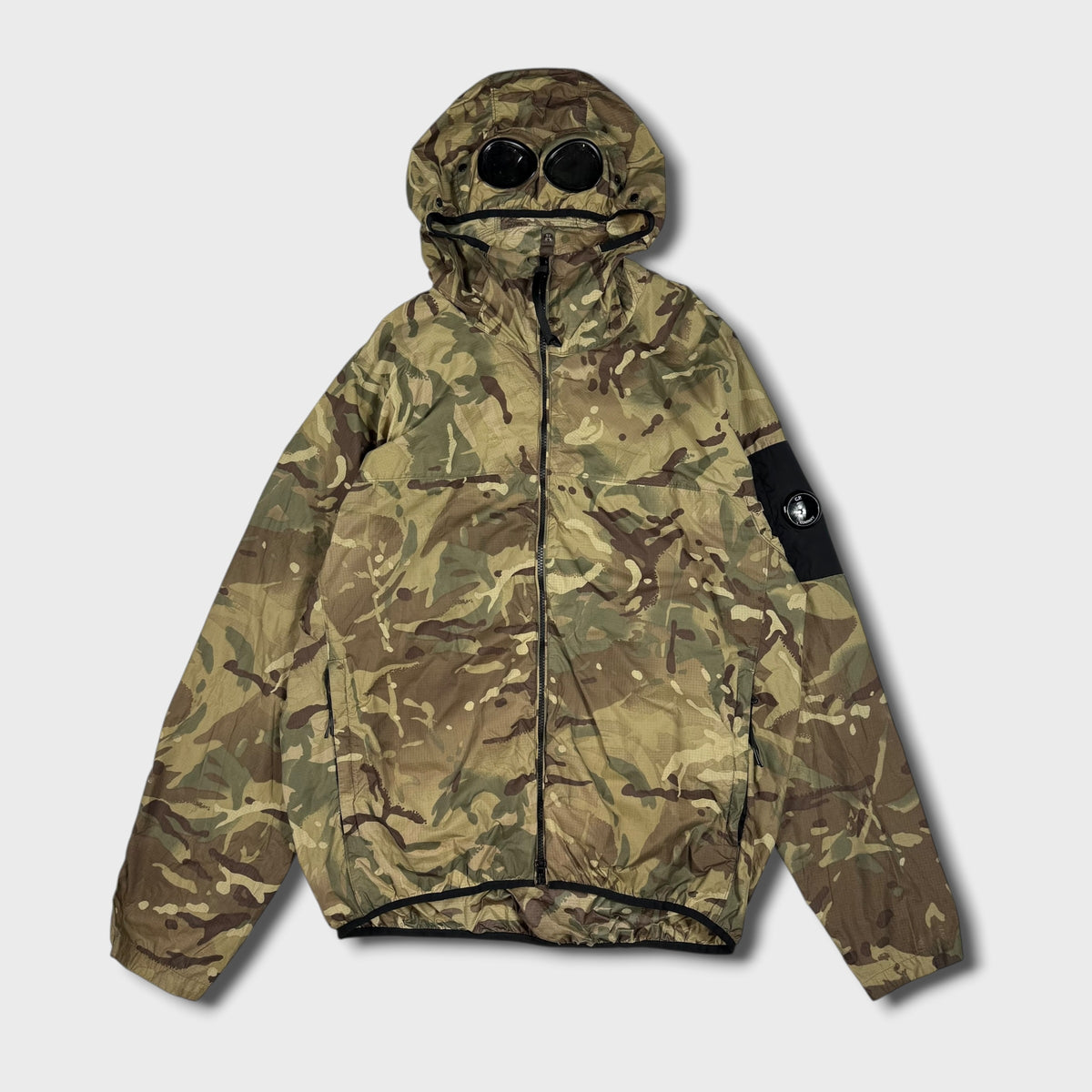 CP Company Reprint Camo Goggle Hood Nylon Jacket 3XL