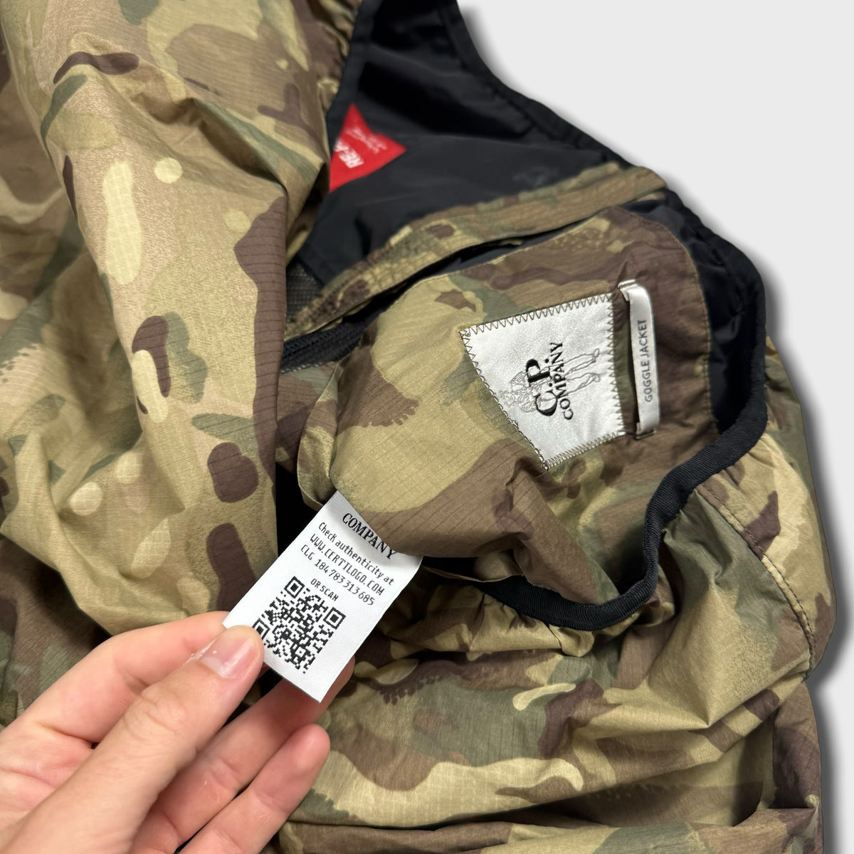 CP Company Reprint Camo Goggle Hood Nylon Jacket 3XL