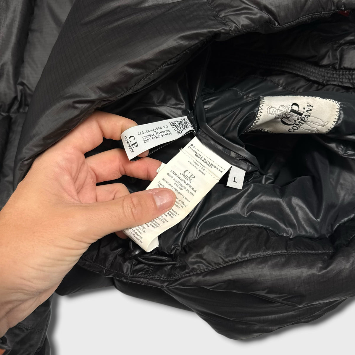 CP Company DD Shell Puffer Jacket L