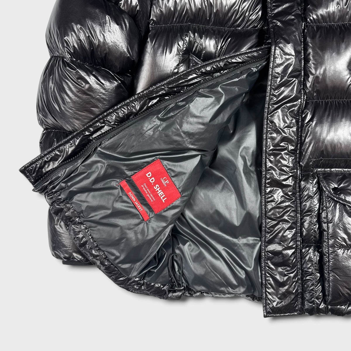 CP Company DD Shell Goggle Hood Puffer Jacket S
