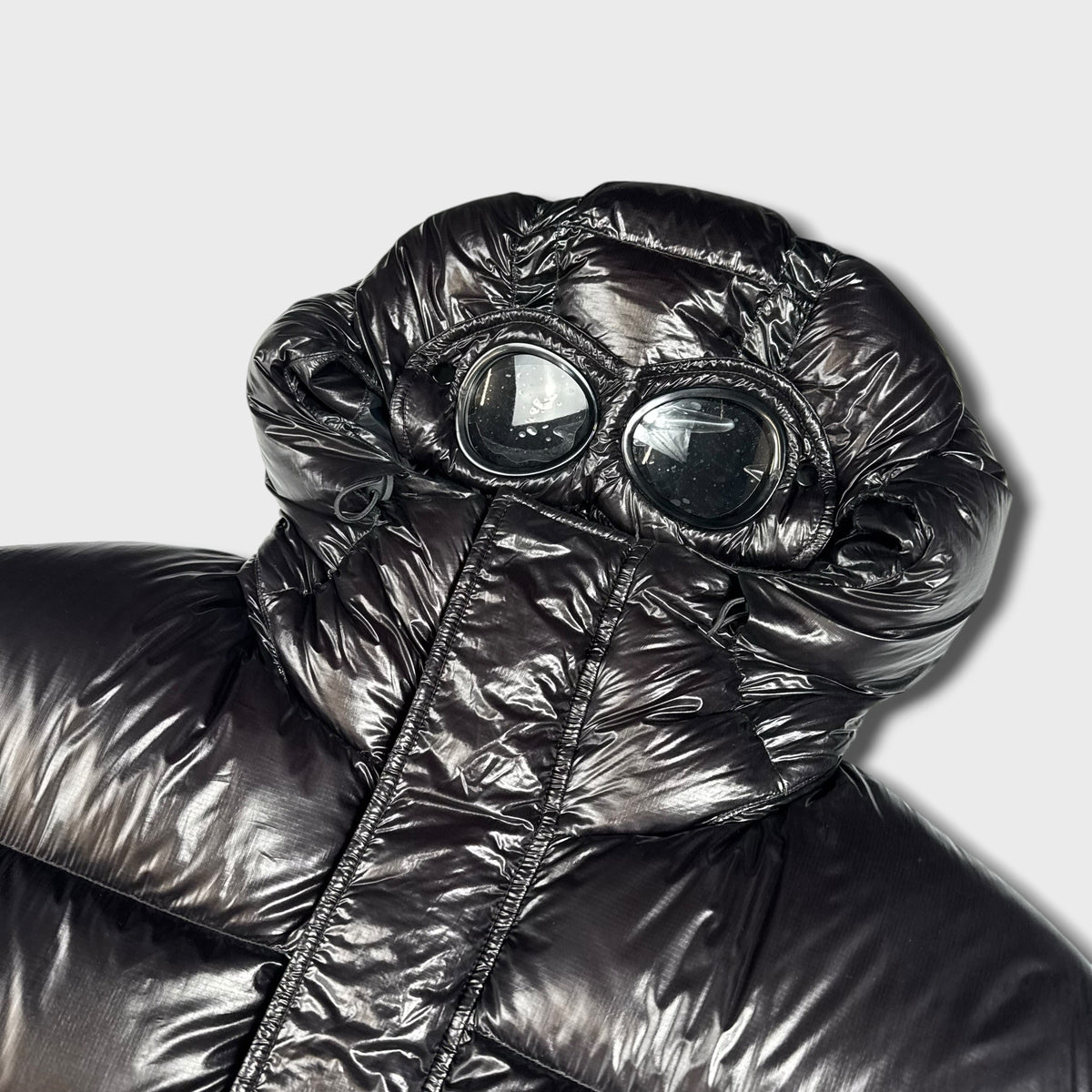 CP Company DD Shell Goggle Hood Puffer Jacket S