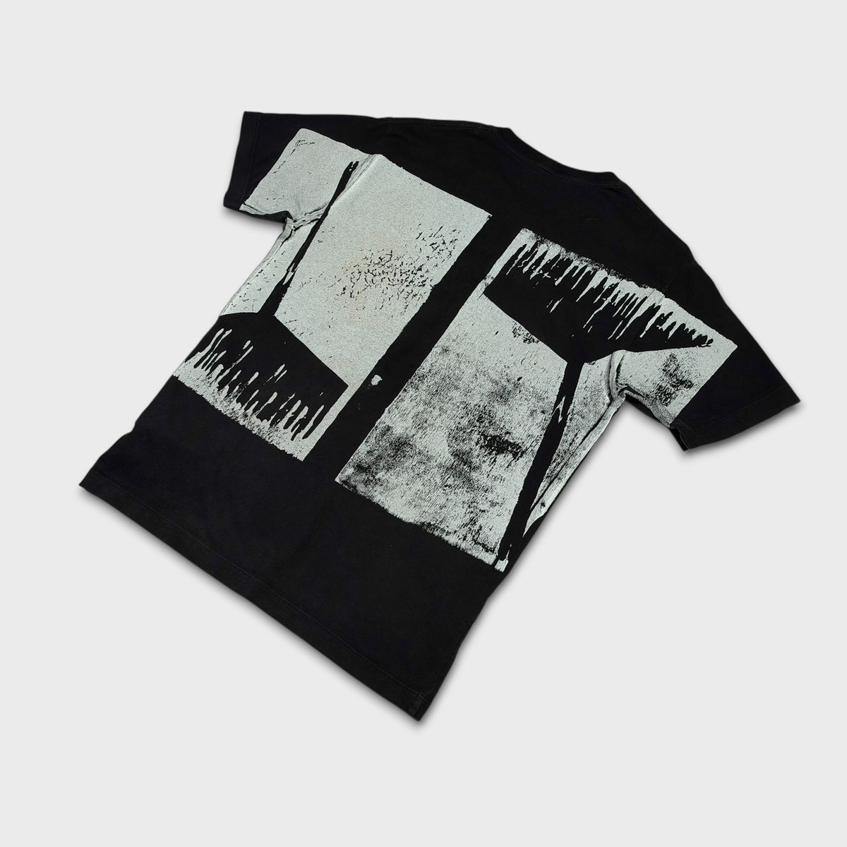 Stone Island Black Graphic T-Shirt M
