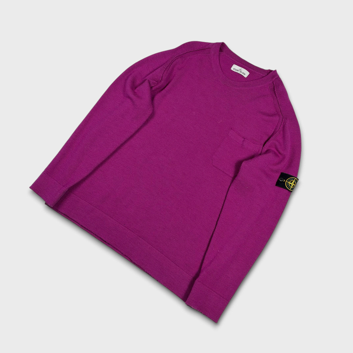 Stone Island Purple Pocket Knit 3XL