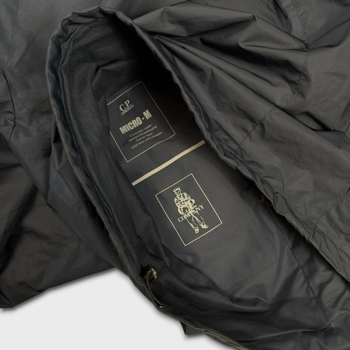 CP Company Navy Micro-M Weather Resistant Goggle Jacket S