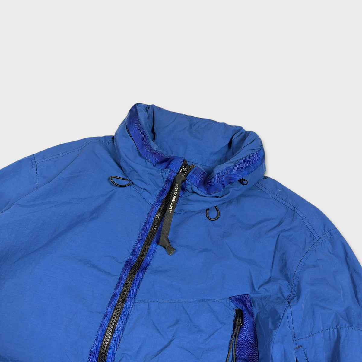 CP Company Royal Blue Flatt Nylon Lens Jacket M