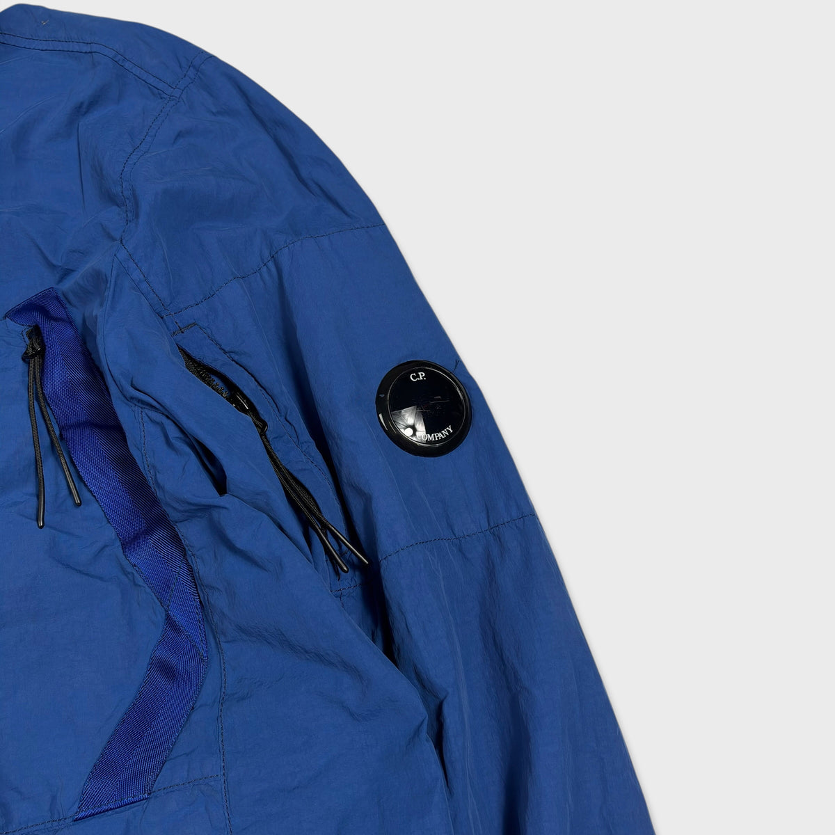 CP Company Royal Blue Flatt Nylon Lens Jacket M