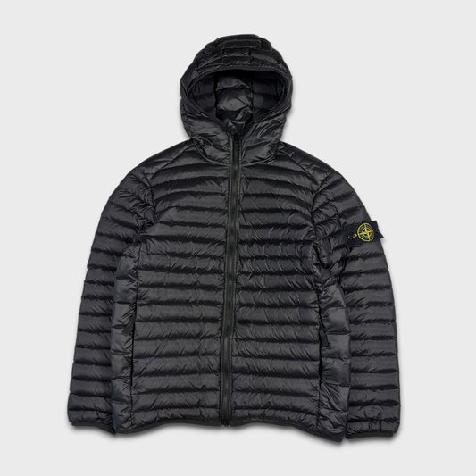 Stone Island R-Nylon Loom Woven Down Chambers Puffer Jacket M