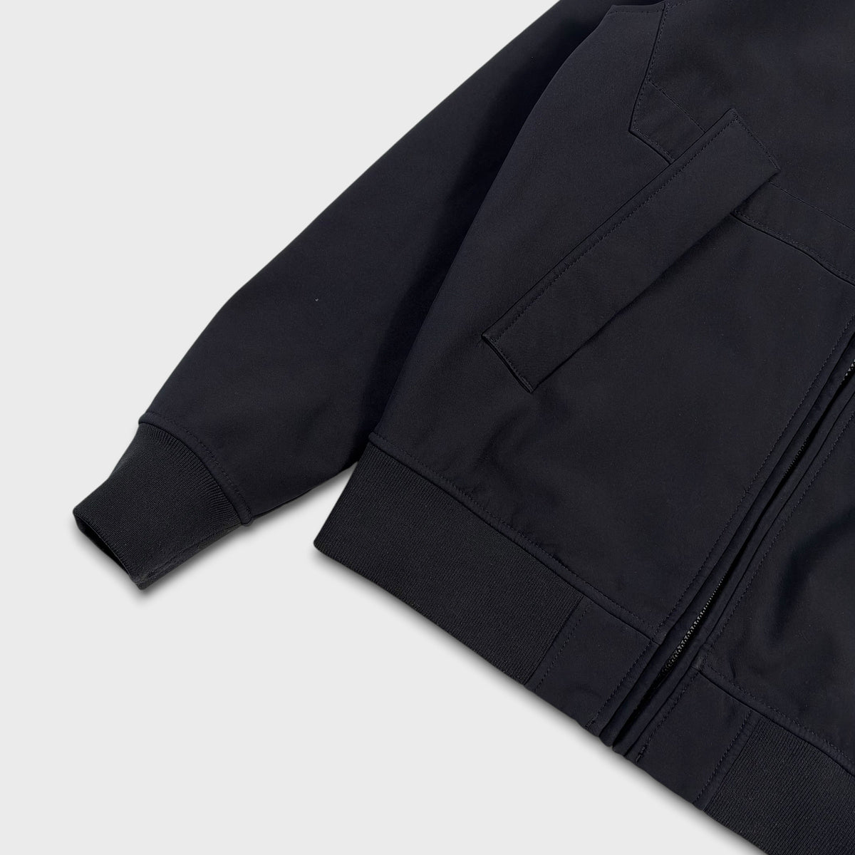 Stone Island Black Soft Shell-R Jacket L