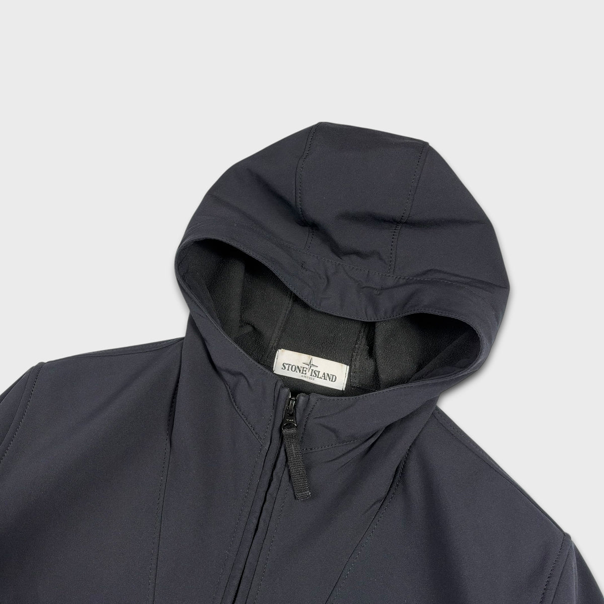 Stone Island Black Soft Shell-R Jacket L