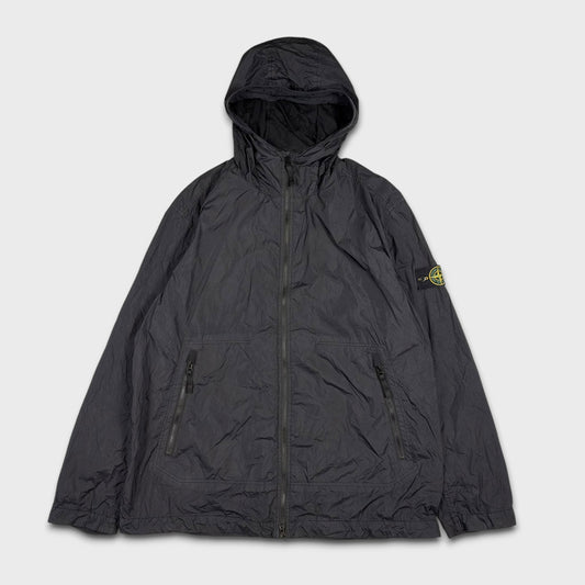 Stone Island Garment Dyed Crinkle Reps Hooded Lightweight Jacket 3XL