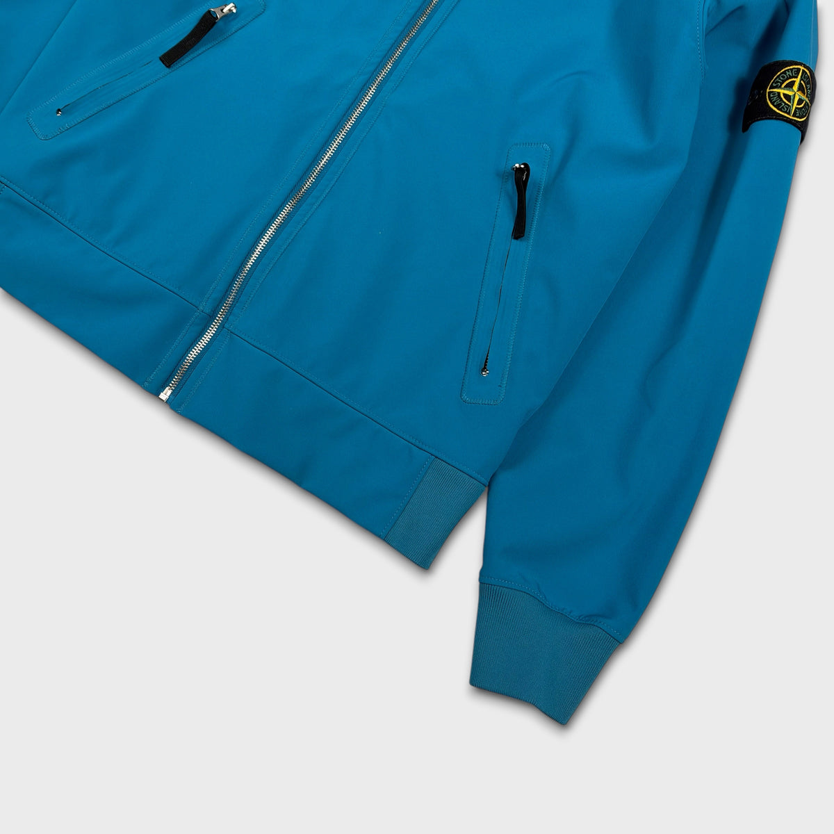Stone Island Blue Light Soft Shell Jacket L