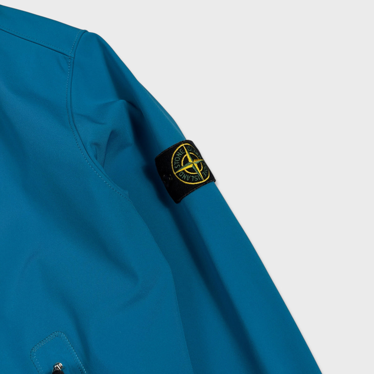 Stone Island Blue Light Soft Shell Jacket L