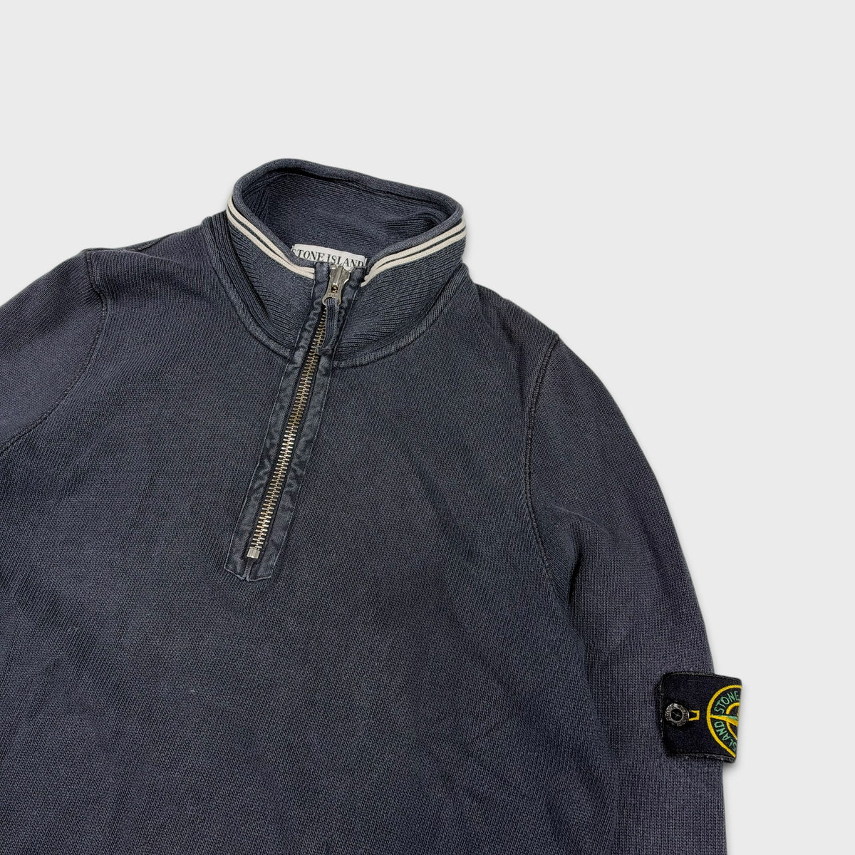 Stone Island 2000’s Washed 1/4 Zip M