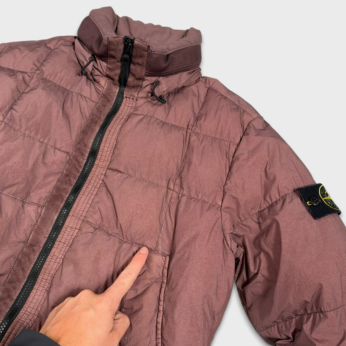 Stone Island Crinkle Reps NY Down Puffer Jacket S