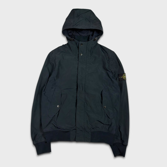 Stone Island Midnight Navy Micro Reps Hooded Jacket M