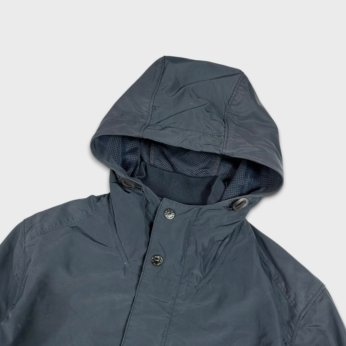 Stone Island Midnight Navy Micro Reps Hooded Jacket M