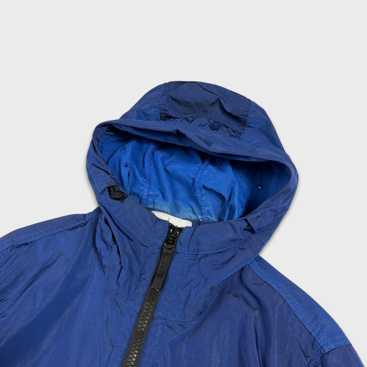 Stone Island Royal Blue Nylon Metal Flock Jacket M