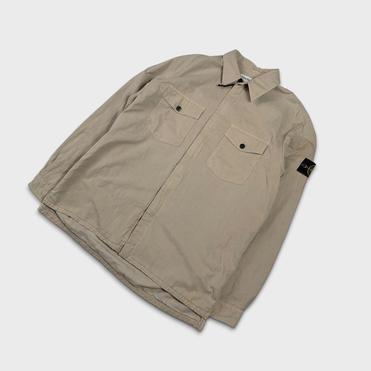 Stone Island Vintage 00’s Beige Overshirt XXL