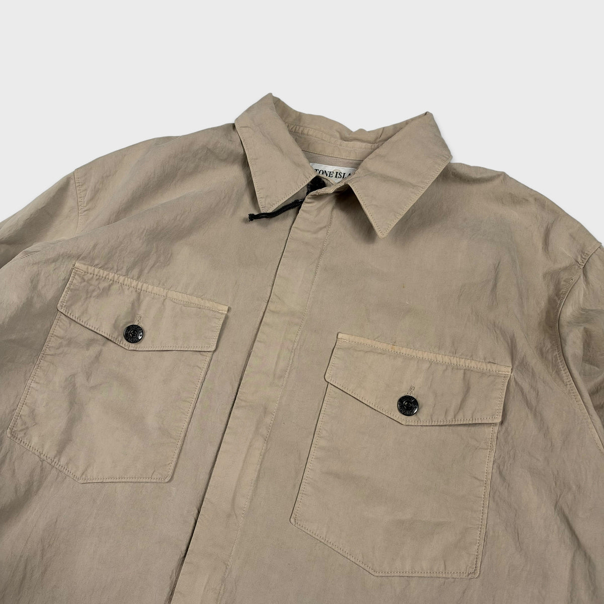 Stone Island Vintage 00’s Beige Overshirt XXL