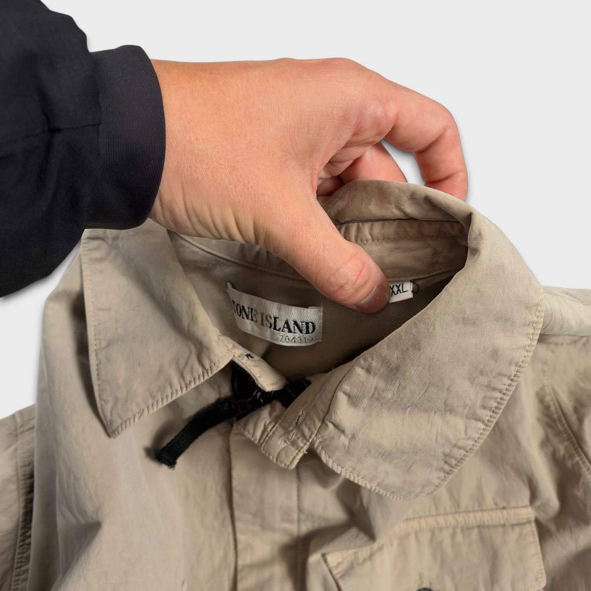 Stone Island Vintage 00’s Beige Overshirt XXL