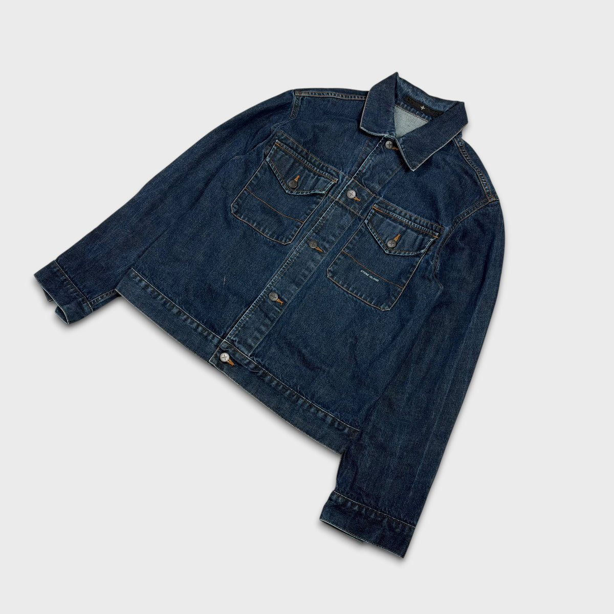 Stone Island 2001 Vintage Denim Jacket L