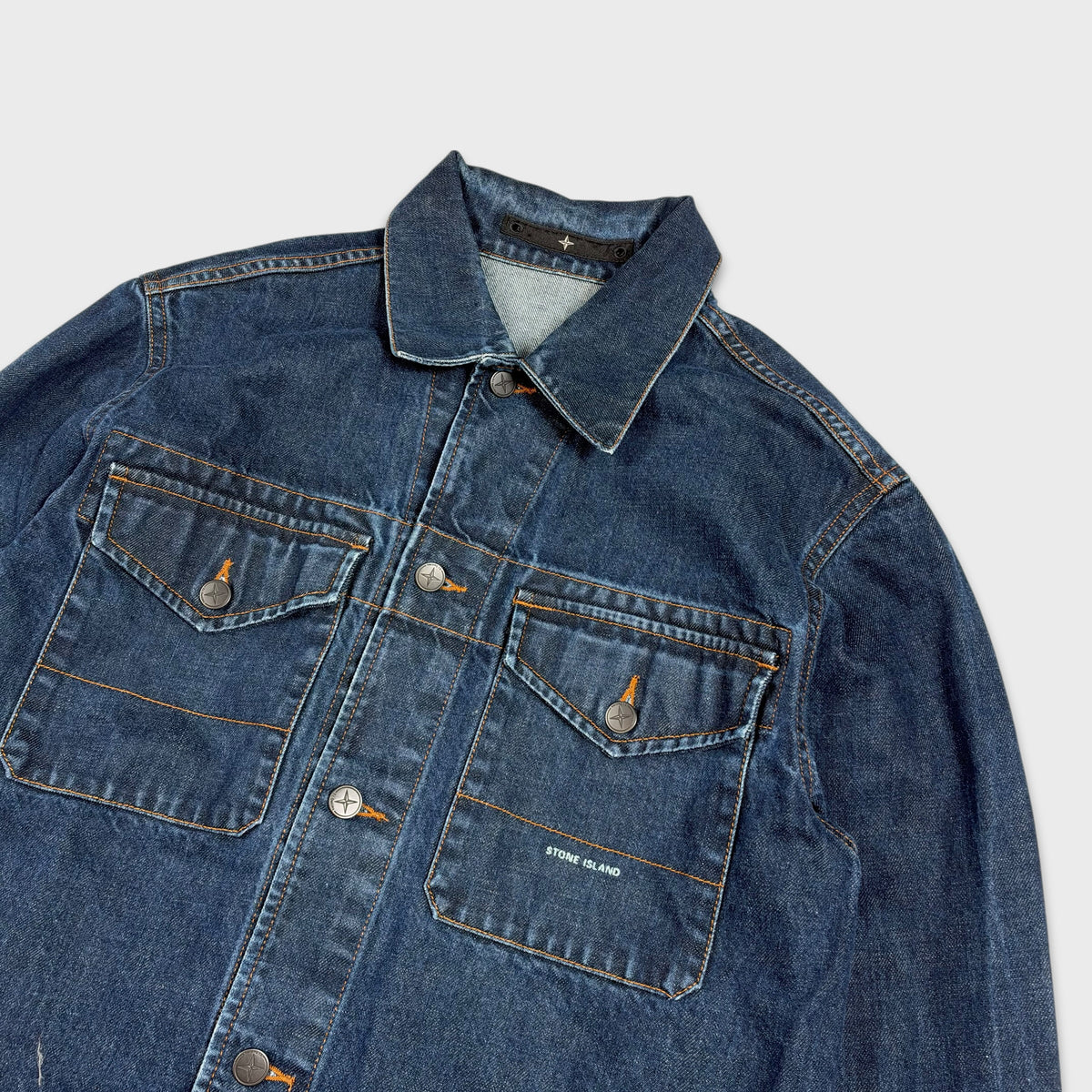 Stone Island 2001 Vintage Denim Jacket L