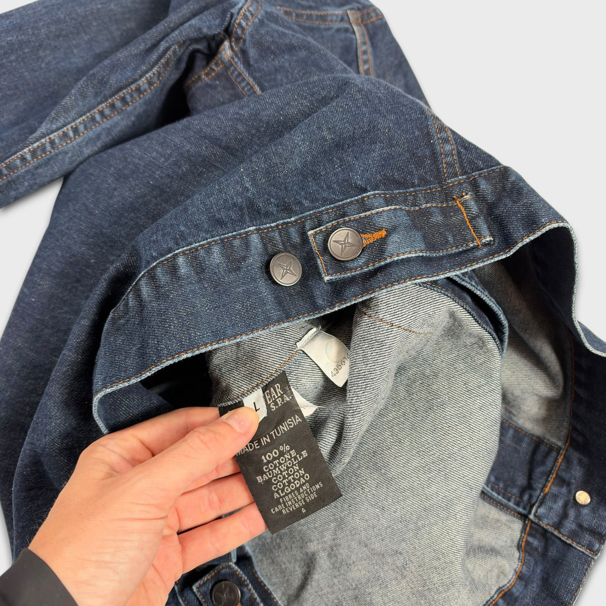Stone Island 2001 Vintage Denim Jacket L