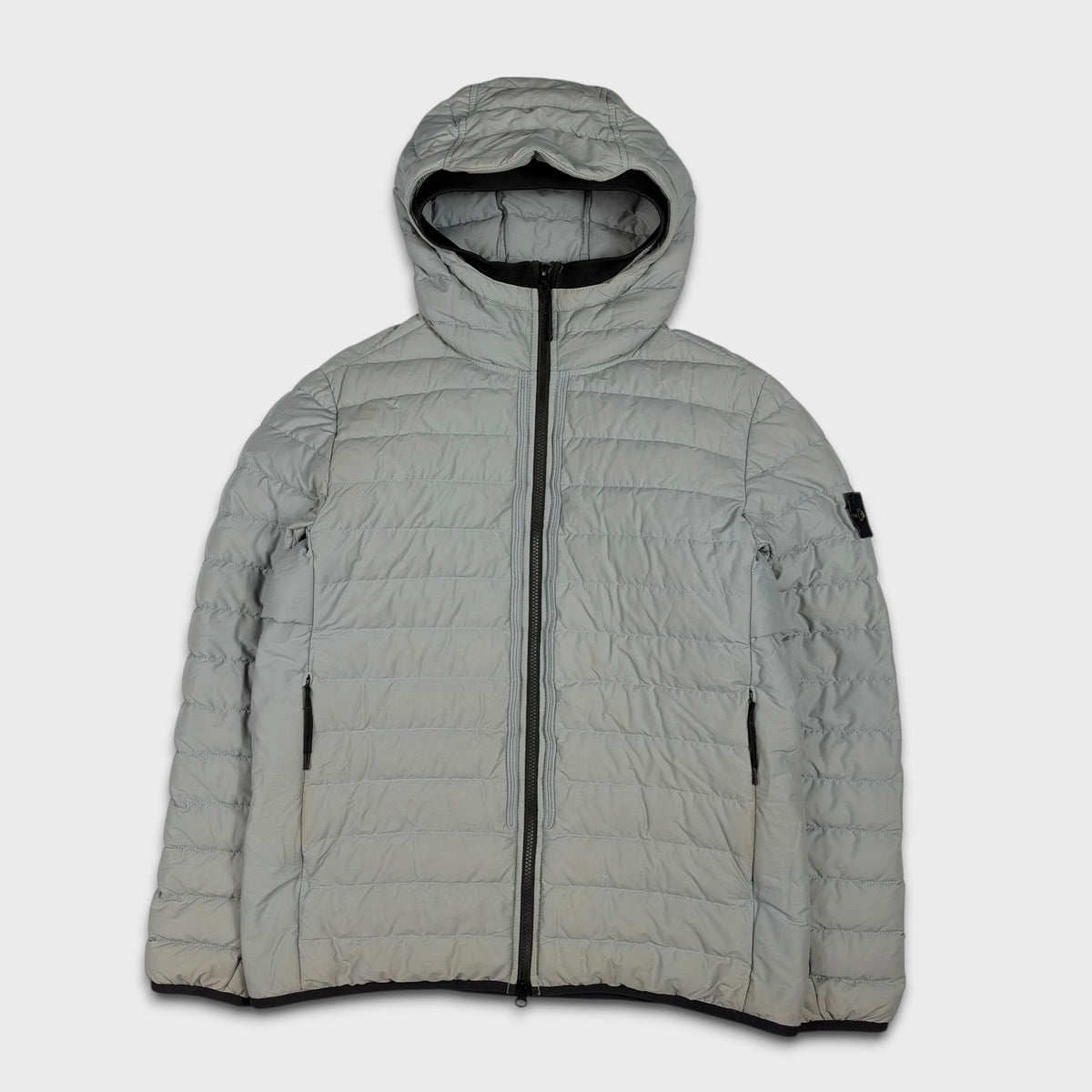 Stone Island O-Cotton R-Nylon Tela Down Puffer Jacket L