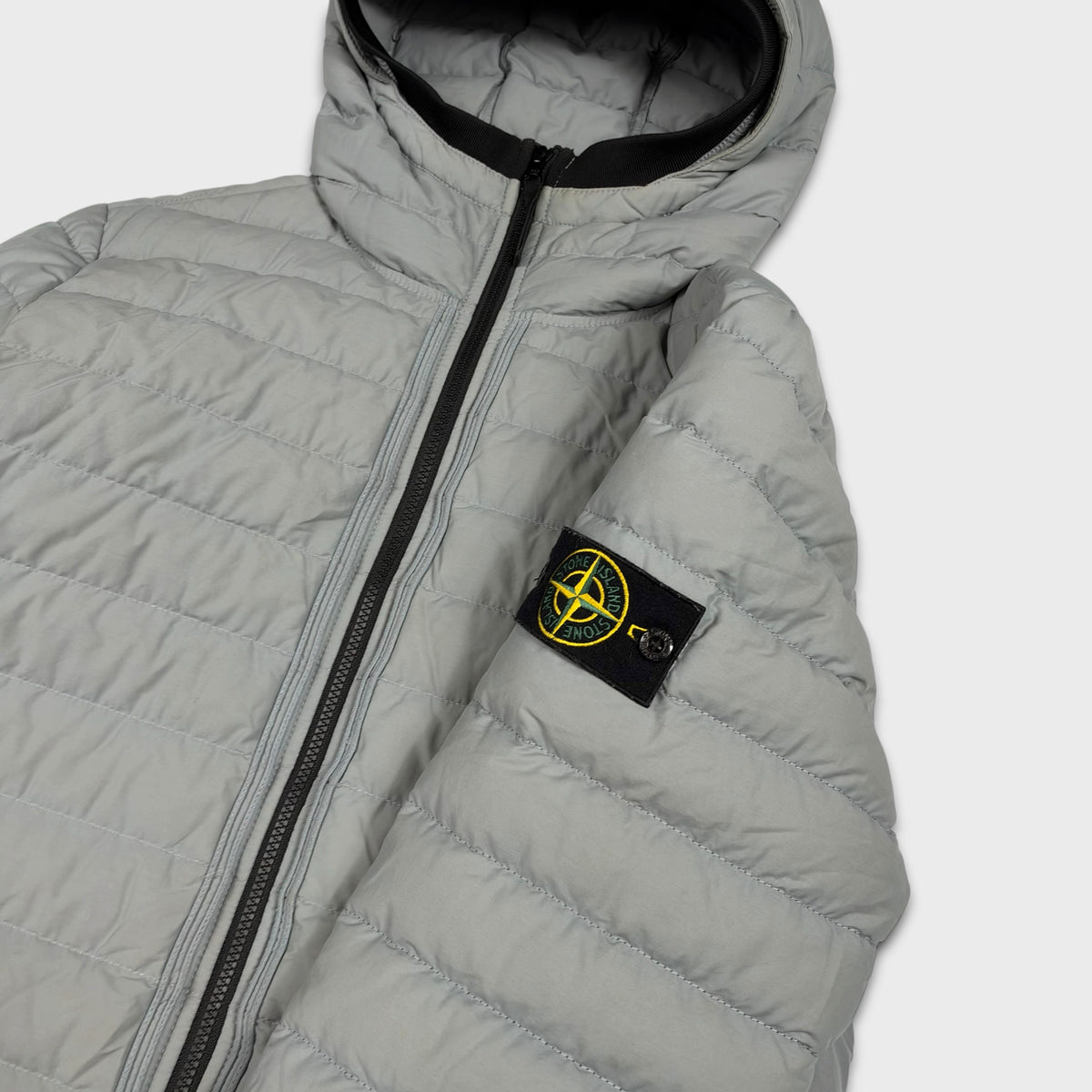 Stone Island O-Cotton R-Nylon Tela Down Puffer Jacket L
