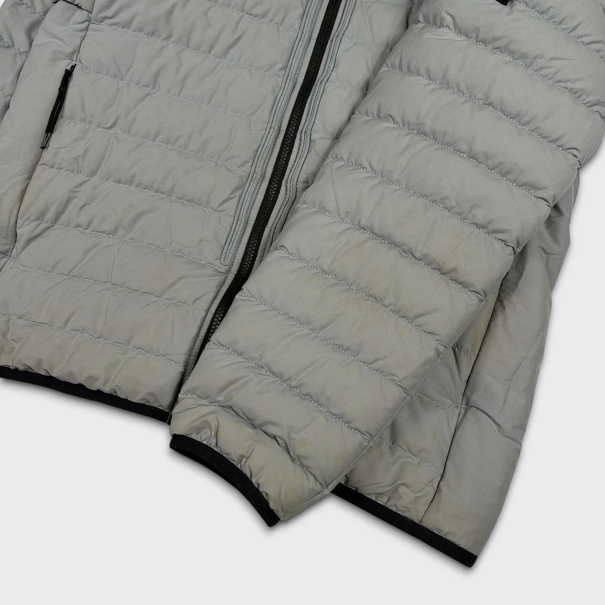Stone Island O-Cotton R-Nylon Tela Down Puffer Jacket L