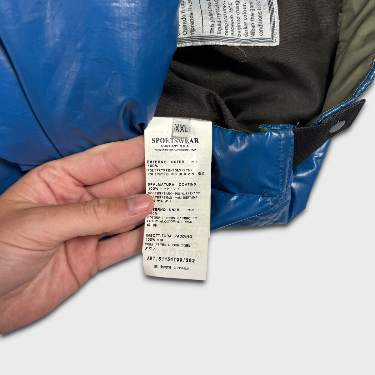 Stone Island 2010 ‘Ice Jacket’ Down Jacket XXL