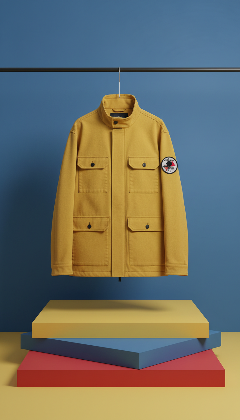 Stone Island Yellow Utility Jacket